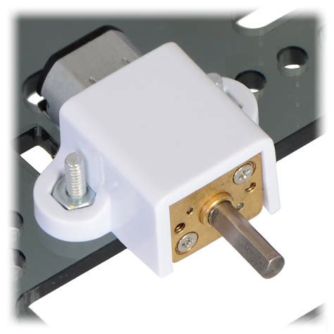 pololu micro metal gearmotor mounting bracket|Pololu Extended Micro Metal Gearmotor Bracket Pair.